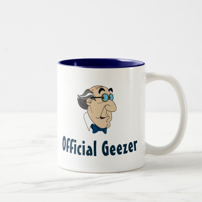 Offizielle Geezer-Tasse Zweifarbige Tasse (Rechts)