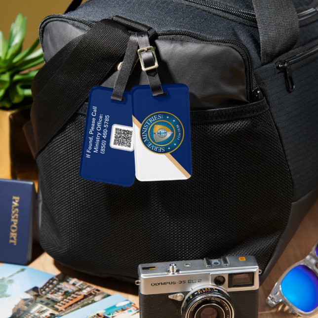 Offizielle Gepäckmarke nur für SMI-Kapellen Gepäckanhänger (Vorderseite & Rückseite)