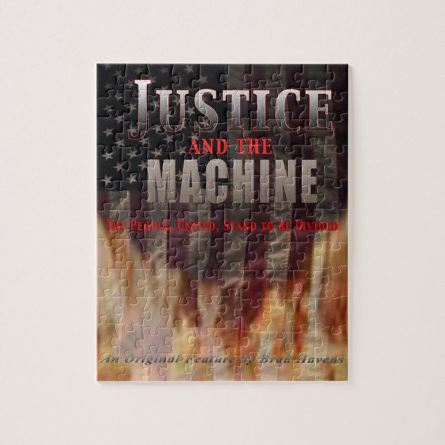 Offizielle Gerechtigkeit und Maschinenplakat Puzzle (Vertikal)