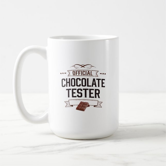 "Offizielle Geschenke mit Schokolade Kaffeetasse (Links)