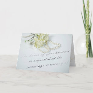 offizielle Hochzeitseinladung für Neuvermählte Karte