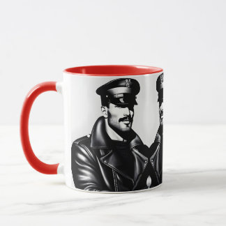 Offizielle Iconic LGBTQ Gay Leather Daddy Biker Ar Tasse