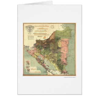 Offizielle Karte von Nicaragua 1898