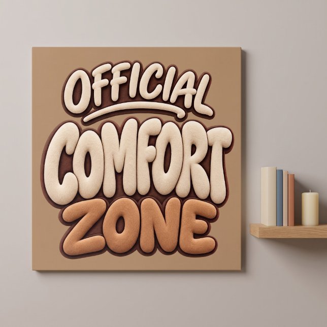 Offizielle Komfortzone Lustig Poster (Von Creator hochgeladen)