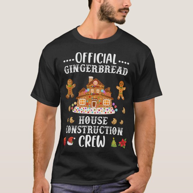 Offizielle Lebkuchenhäuser Crew Ging T-Shirt (Vorderseite)