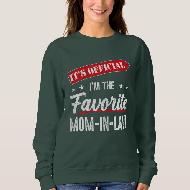 Offizielle Lieblings-Mama Sweatshirt (Vorderseite)