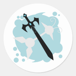 Offizielle Logo-Aufkleber Runder Aufkleber