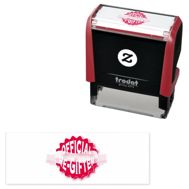 Offizielle Nachgifter in Rot Permastempel (Beispiel)