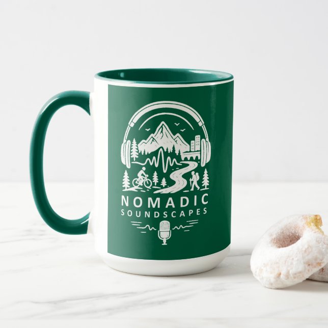 Offizielle Nomadic Soundscapes Tasse (Mit Donut)