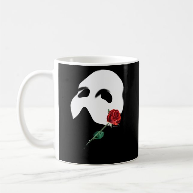 Offizielle "Phantom-Rose der Oper" Kaffeetasse (Links)