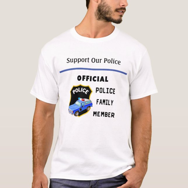Offizielle Polizeifamilie  T-Shirt (Vorderseite)