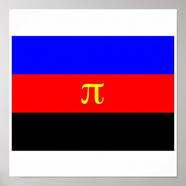 OFFIZIELLE POLYAMORIE-PRIDE-FLAGGE POSTER (Vorne)