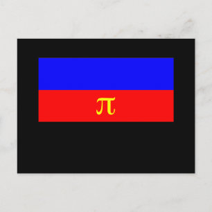 OFFIZIELLE POLYAMORIE-PRIDE-FLAGGE POSTKARTE