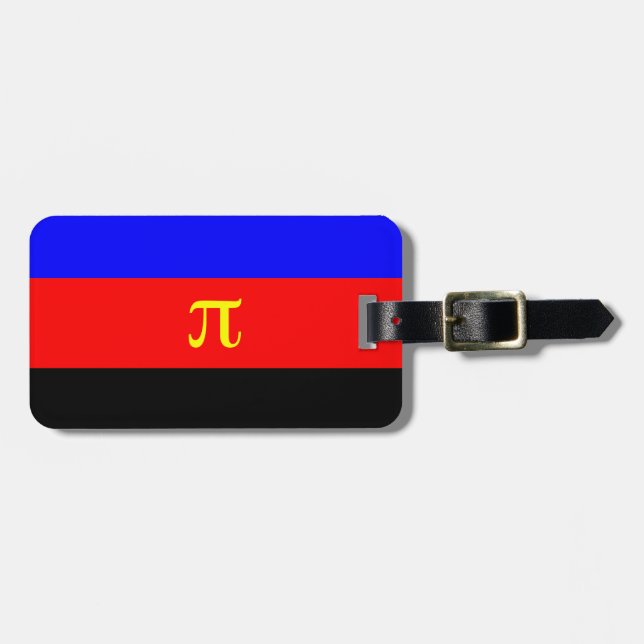 OFFIZIELLE POLYAMORY PRIDE FLAG -.png Gepäckanhänger (Vorderseite horizontal)