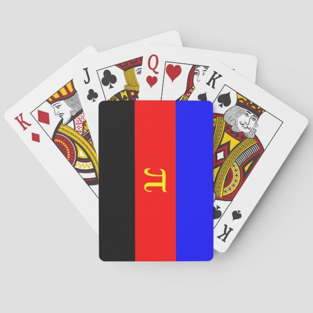 OFFIZIELLE POLYAMORY STOLZ-FLAGGE - .PNG SPIELKARTEN (Rückseite)