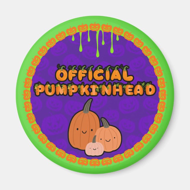 Offizielle Pumpkinhead 3 Pumpkins Magnet (Vorne)