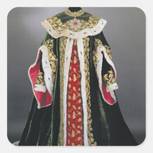 Offizielle Roben der ungarischen Quadratischer Aufkleber