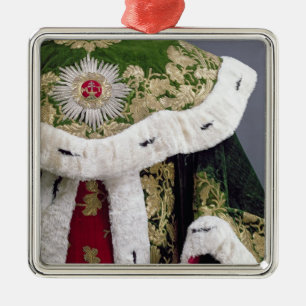 Offizielle Roben des Ungarn Silbernes Ornament