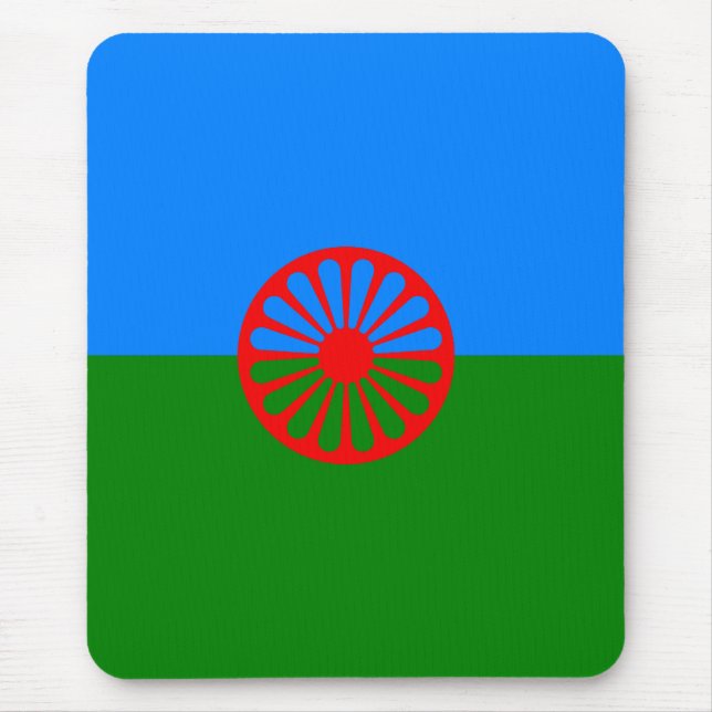 Offizielle Romany flag Mousepad (Vorne)