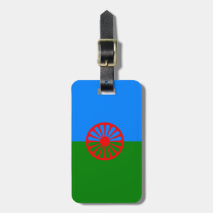 Offizielle Romany Sinti und Roma-Flagge Gepäckanhä Gepäckanhänger