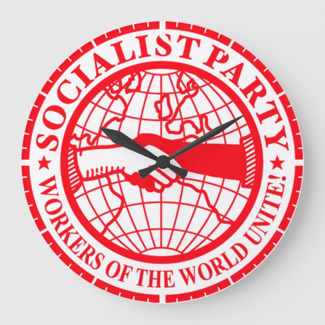 Offizielle S.P.U.S.A-Logo-Wall-Uhr Große Wanduhr (Vorderseite)