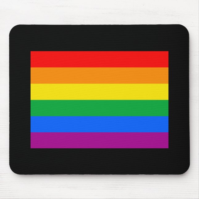 OFFIZIELLE SCHWULE PRIDE-FLAGGE MOUSEPAD (Vorne)