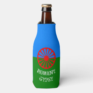 Offizielle Sinti und Roma-Flaggenmarkierungsflasch Flaschenkühler