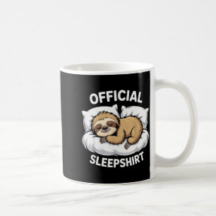 Offizielle Sleepshirt Faultier Lustige Pyjama-Gesc Kaffeetasse
