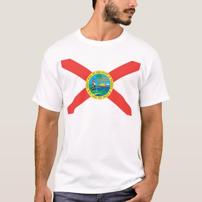 Offizielle Staats-Flagge Floridas T-Shirt (Vorderseite)