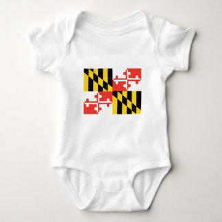 Offizielle Staats-Flagge Marylands Baby Strampler