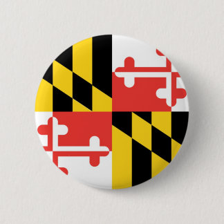 Offizielle Staats-Flagge Marylands Button