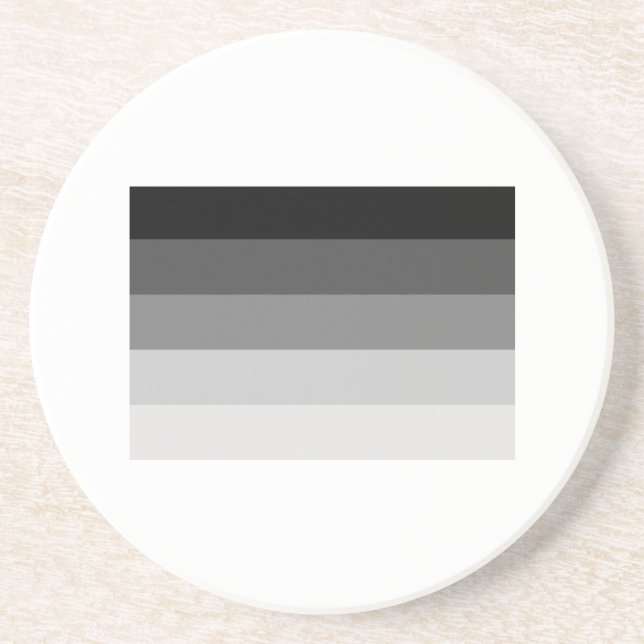 OFFIZIELLE STRAIGHT PRIDE FLAG GETRÄNKEUNTERSETZER (Vorne)