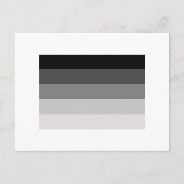 OFFIZIELLE STRAIGHT PRIDE FLAG POSTKARTE (Vorderseite)