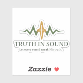 Offizielle Truth in Sound Merchandise Aufkleber