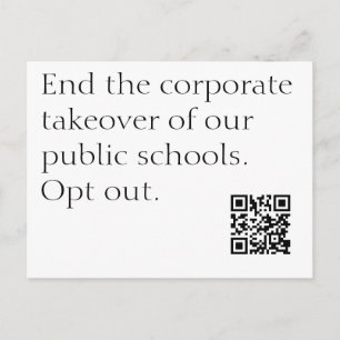 Offizielle United Opt Out Postkarten