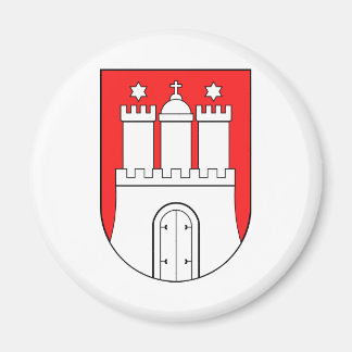 Offizielle Wappen Hamburg Symbol Magnet