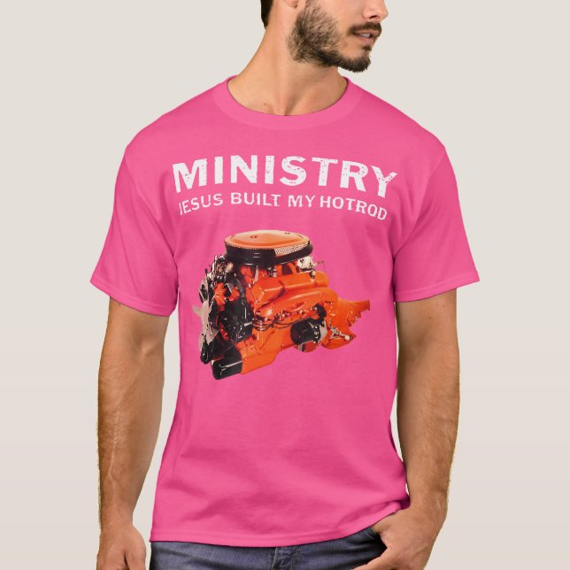 Offizielle Waren - Jesus baute mein Hotrod T-Shirt (Vorderseite)