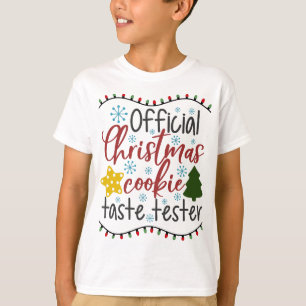 Offizielle Weihnachtsplätzchen Tester Kekse für de T-Shirt