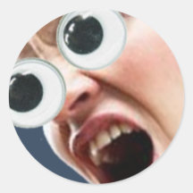 Offizielle wütende, googled Women Stickers