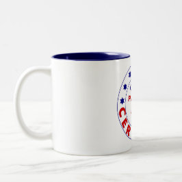 Offizielle zugelassene Patriot-Mama-Tasse Zweifarbige Tasse