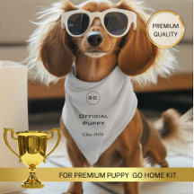 Offizielle Zwinger Welpe Schwarz & Weiß