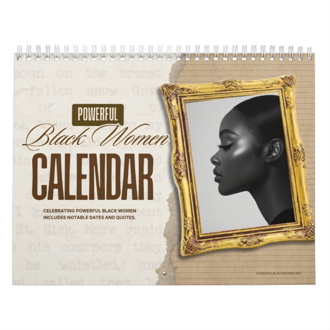Offizieller 2026 Powerful Black Women Kalender (Titelbild)