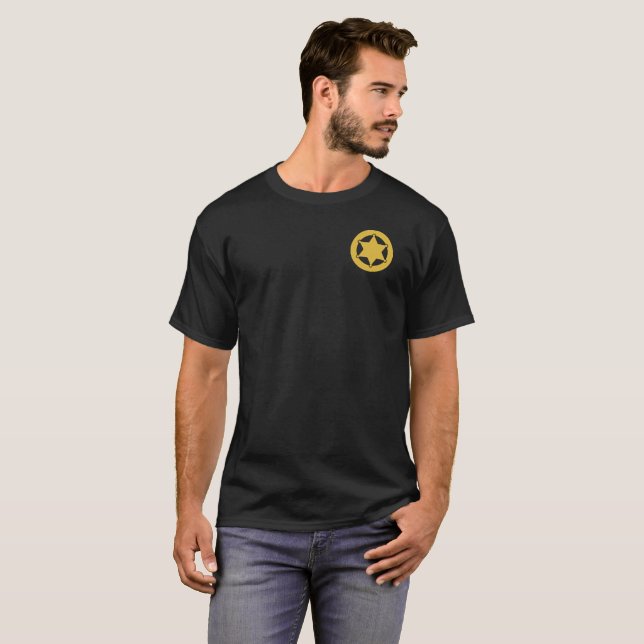 Offizieller Agent Dunkler T - Shirt (Vorne ganz)