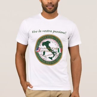 Offizieller Amerikanisch-Italienischer T-Shirt