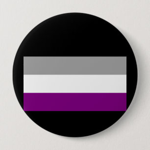 OFFIZIELLER ASEXUELLER FLAG BUTTON