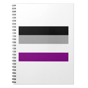 OFFIZIELLER ASEXUELLER FLAG NOTIZBLOCK