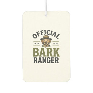 Offizieller Bark Ranger Hund Vintage Grafik_1 Autolufterfrischer
