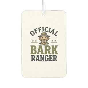 Offizieller Bark Ranger Hund Vintage Grafik_1 Autolufterfrischer