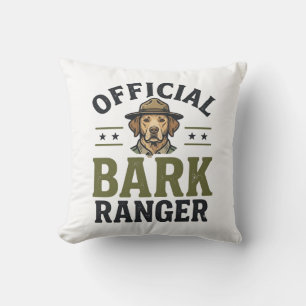 Offizieller Bark Ranger Hund Vintage Grafik_1 Kissen