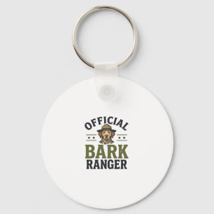 Offizieller Bark Ranger Hund Vintage Grafik_1 Schlüsselanhänger